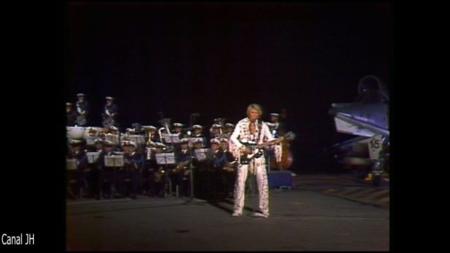 Johnny Hallyday – Salut Charlie – Porte avion Foch -1979 vignette