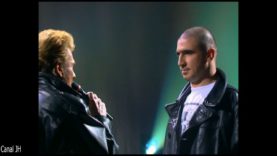 318. Johnny Hallyday et Eric Cantona – Excuse moi partenaire – 1998 vignette