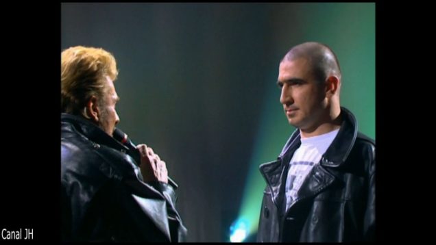 318. Johnny Hallyday et Eric Cantona – Excuse moi partenaire – 1998 vignette