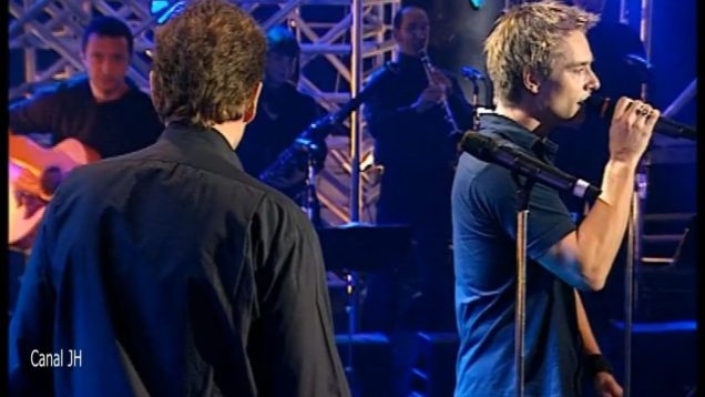 343. Johnny Hallyday et David Hallyday – répétitions émission 100% Johnny – 1999 vignette