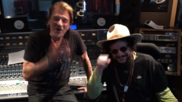 270. Johnny Hallyday – in the recording studio-2014 vignette