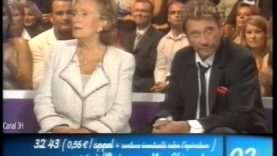 354. Johnny Hallyday avec Bernadette Chirac et Chimène Badi vignette