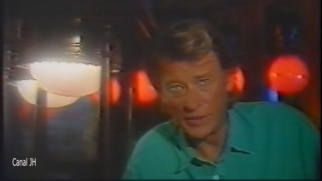 1015. Johnny Hallyday – Quelque chose de Tennessee – 1987 – daily blocked vignette
