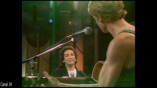 381. Johnny Hallyday et Michel Berger -Quelque chose de Tennessee 1985-daily blacklist vignette